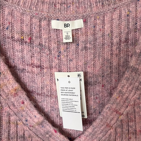BP Pink Button-Up Ribbed Cardigan - Picture 4 of 6